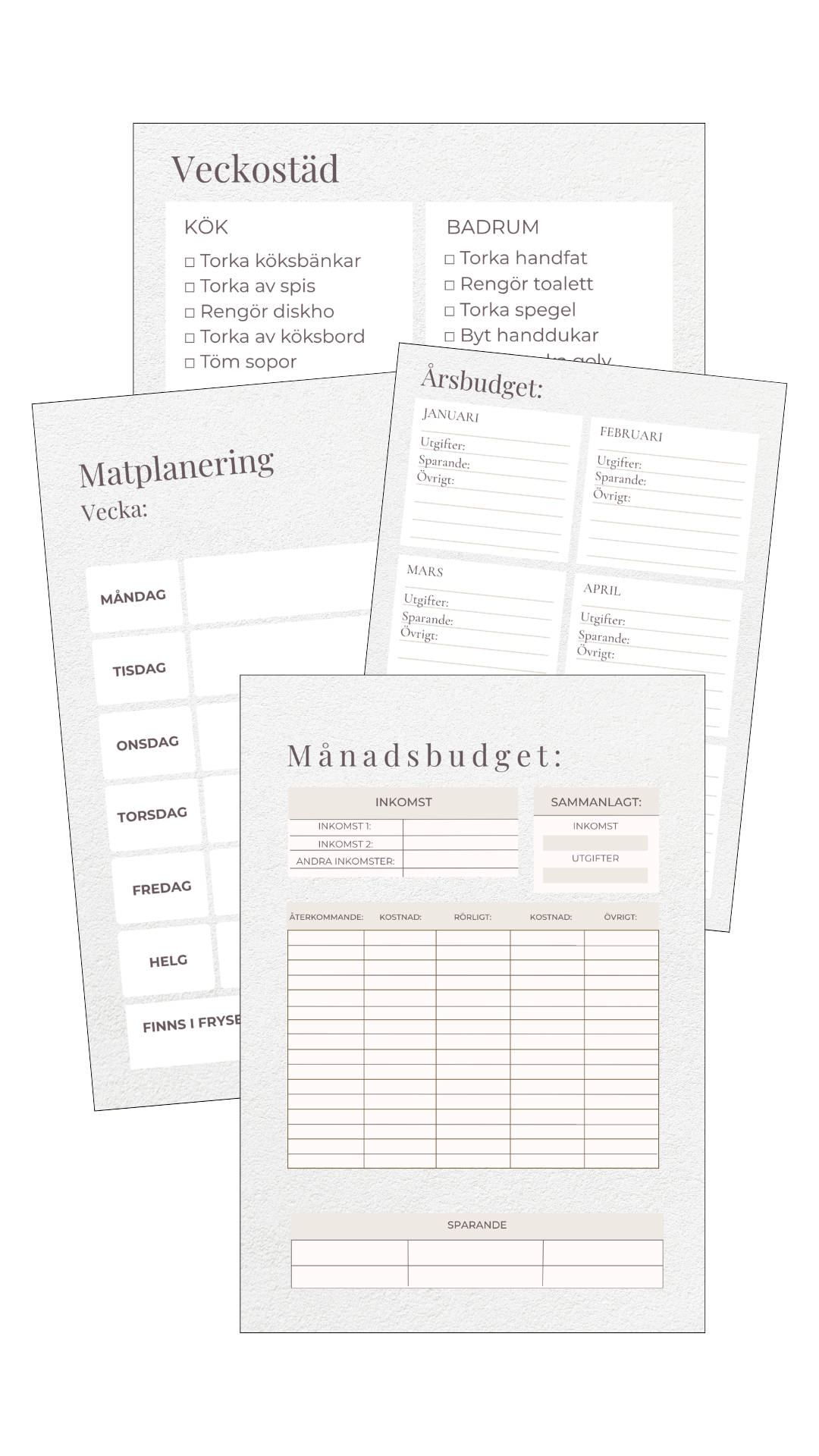 Enklare planering - Familjens planeringshäfte