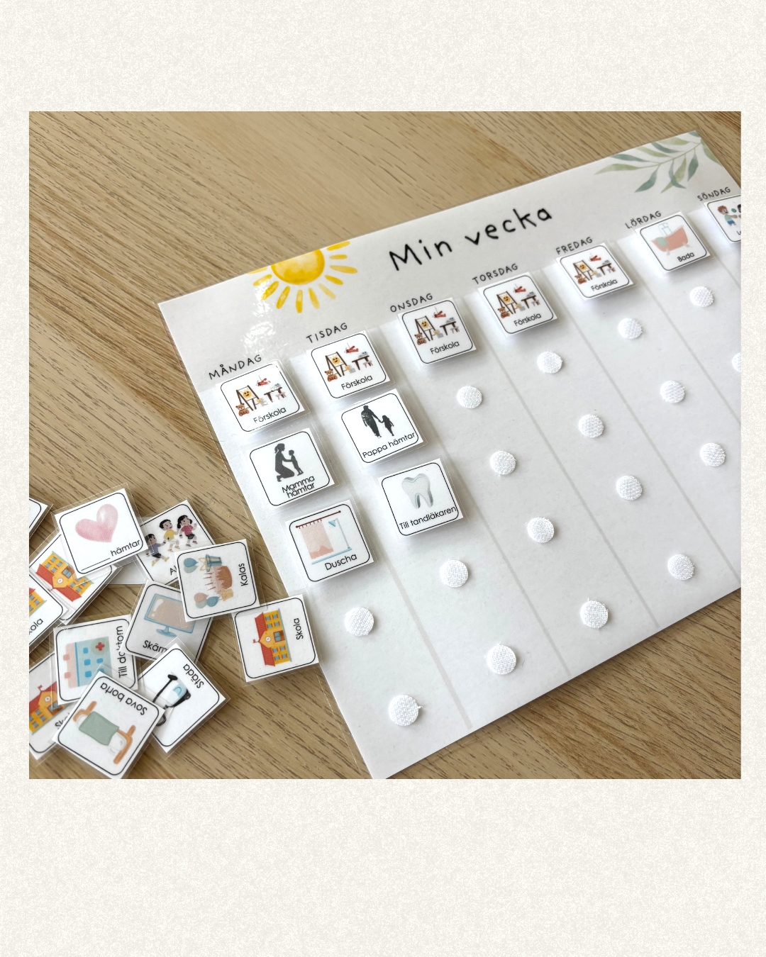 Bildstöd - Min vecka